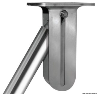 Staffa opzionale in inox per apertura d'emergenza 38.376.06 Lenco