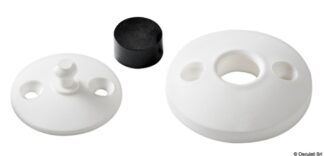 Fermasportelli nylon+gomma, bianco 38.422.88 Osculati