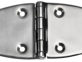 Cerniera inox trapezoidale 153x75x3,6mm 38.455.16 Osculati