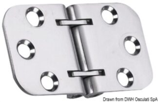 Cerniera a filo 69x40 mm 38.460.78 Osculati