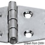 Cerniera inox 51x27 mm 38.491.30 Osculati