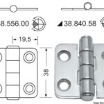 Cerniera inox 38.556.00 Osculati