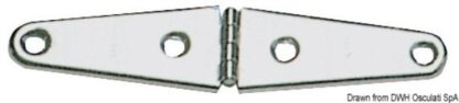 Cerniera inox stampata 145x32 38.823.12 Viadana