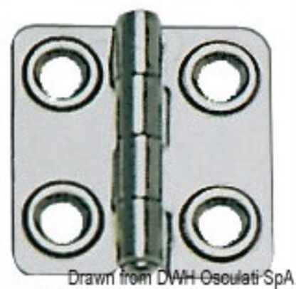 Cerniera inox mm 44x46 38.829.02 Viadana
