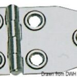 Cerniera inox mm 73x46 38.829.03 Viadana