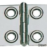 Cerniera inox mm 102x46 38.829.04 Viadana