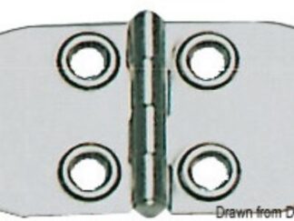 Cerniera inox mm 102x46 38.829.04 Viadana