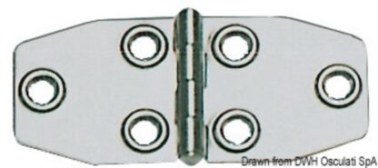 Cerniera inox mm 102x46 38.829.04 Viadana