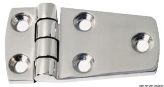 Cerniera inox mm 74x39 38.831.00 Osculati