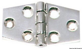 Cerniera inox 62x37 38.923.01 Osculati