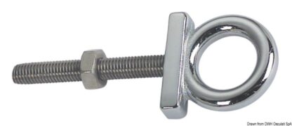 Osculati 39.119.00 Anello Trazione Bronzo Cromato 10 X 90 Mm
