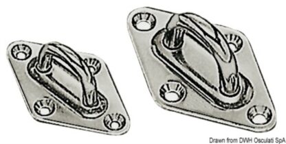 Osculati 39.132.06 Basetta Inox 40X64 Mm