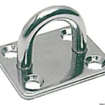 Osculati 39.320.08 Piastrina Inox Filo Mm 8 anelli e golfari