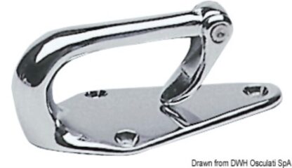 Bitta per traino sci ottone cromato 95x45x38 cm 40.111.01 0