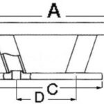 Bitta inox Nordik 205 mm 40.137.02 Osculati