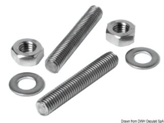 Osculati 40.142.20 Kit Prigionieri Inox 20 X 120 Mm