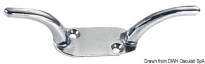 Galloccia ottone cromato mm 80 40.172.10 0