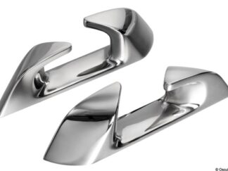 Passacavo inox Capri angolato 150mm (SX+DX) 40.323.15 Osculati