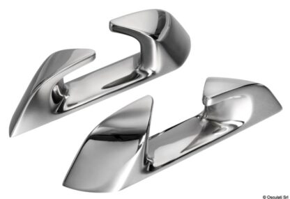 Passacavo inox Capri angolato 150mm (SX+DX) 40.323.15 Osculati