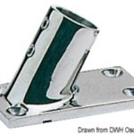 Base inox pulpito 60° 25 mm 41.111.25 Osculati