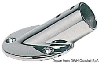 Base inox pulpito 30° 22 mm 41.112.00 Osculati