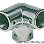 Angolare inox 3 vie 90° 25 mm 41.121.25 Osculati