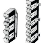 Supporto per 5 canne 285x54 mm 41.127.53 Osculati