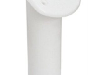 Portacanne polipr. ovale UV stab. bianco 240 mm 41.164.06 Osculati