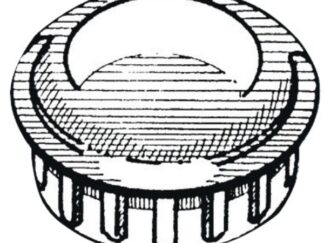 Cappuccio terminale ABS cromato 22 mm 41.210.07 Osculati