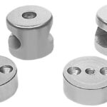 Terminale anodizzato per tubo ovale 41.608.10 Osculati