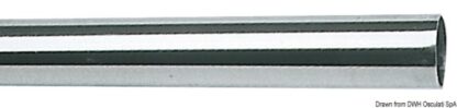 Tubo inox mm 22 x 1,2 x 2 m 41.613.00 Osculati