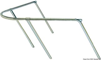 Pulpito prua inox 80x90x45 cm 41.670.00 Osculati