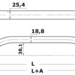 Corrimano 305 mm 41.911.12 Osculati
