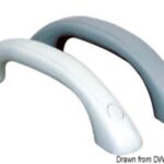 Maniglia in PVC mm 250 RAL 7035 41.914.02 Osculati