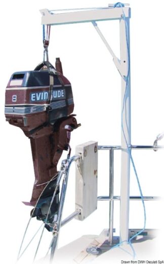 Gruetta pieghevole e girevole lega leggera 42.360.00 Osculati