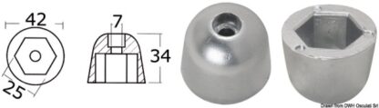 Osculati 43.070.24 Anodo Ric. Rif.Orig. 101180