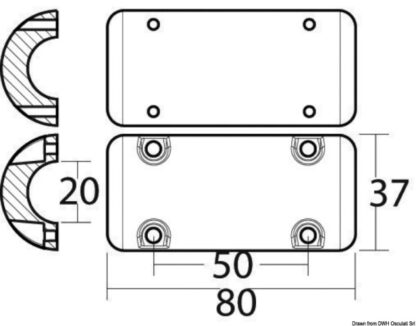 Osculati 43.070.25 Anodo Ric. All. Rif.Orig. 140629