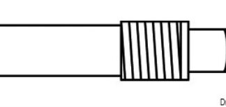 Osculati 43.548.00 Zinco Filetto 1/2" Mm 16X50