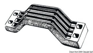 Anodo alluminio Yamaha 100/300 HP 43.254.01 Tecnoseal