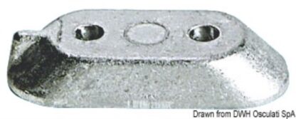 Osculati 43.188.53 Anodo Alluminio L.L. F.B./Yam/Mar 4/5/6Hp