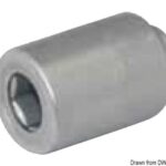 Anodo alluminio cilindro 80/225 HP 43.260.20 Tecnoseal