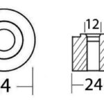 Anodo zinco a rondella mm 24x14 43.260.01 Tecnoseal