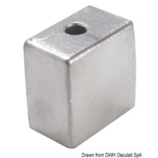 Anodo piede 50/200 HP alluminio diam. foro 3/8"x16 43.317.11 Tecnoseal