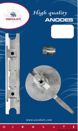 Kit anodi fuoribordo Yamaha 80/100 Hp 43.354.11 Osculati by Tecnoseal