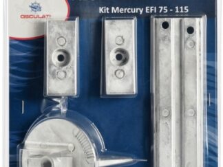Kit anodi Mercury magnesio 75>115 Efi 43.357.02 Osculati by Tecnoseal