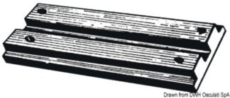 Anodo alluminio FB Mercury/Mariner 30/200 HP 43.434.11 Tecnoseal