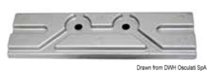 Anodo magnesio piastra FB Mercury/Mariner 150 HP 43.434.32 Tecnoseal