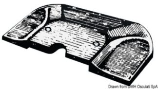 Anodo alluminio piastra AlphaOne E/FB 43.435.11 Tecnoseal