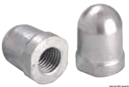 Anodo supporto base gruppi poppieri Mercruiser filetto 12x1,75 mm 43.442.00 Tecnoseal