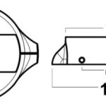 Collare Volvo Penta a due pezzi con viti 43.529.12 Tecnoseal
